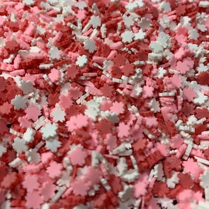 125g  Mini Clay Flowers Sprinkles - Fake Sprinkles, Resin Add-Ins, Slime, Shaker Cards, Fake Bake, Fake Food Decoration