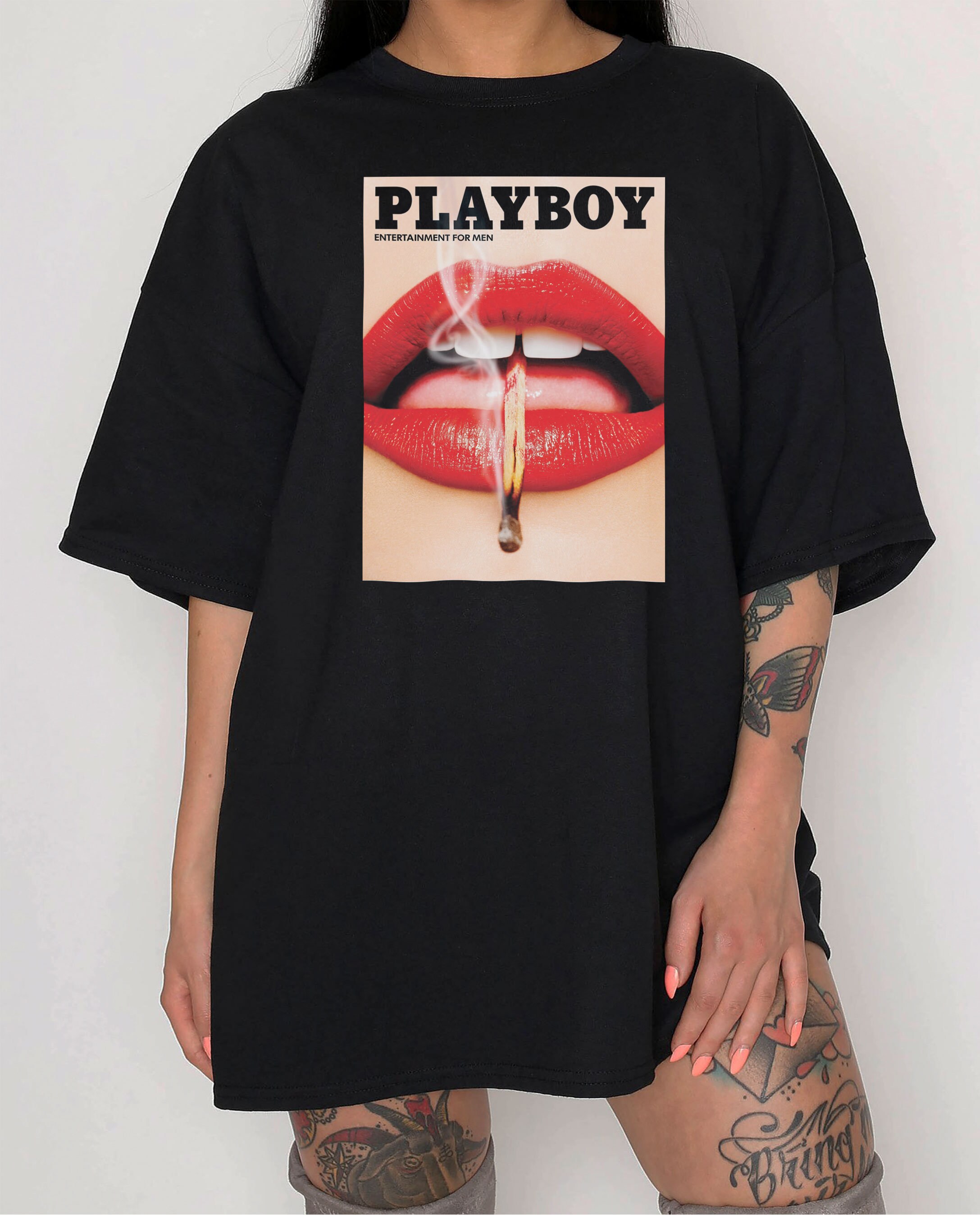 pink playboy t shirt