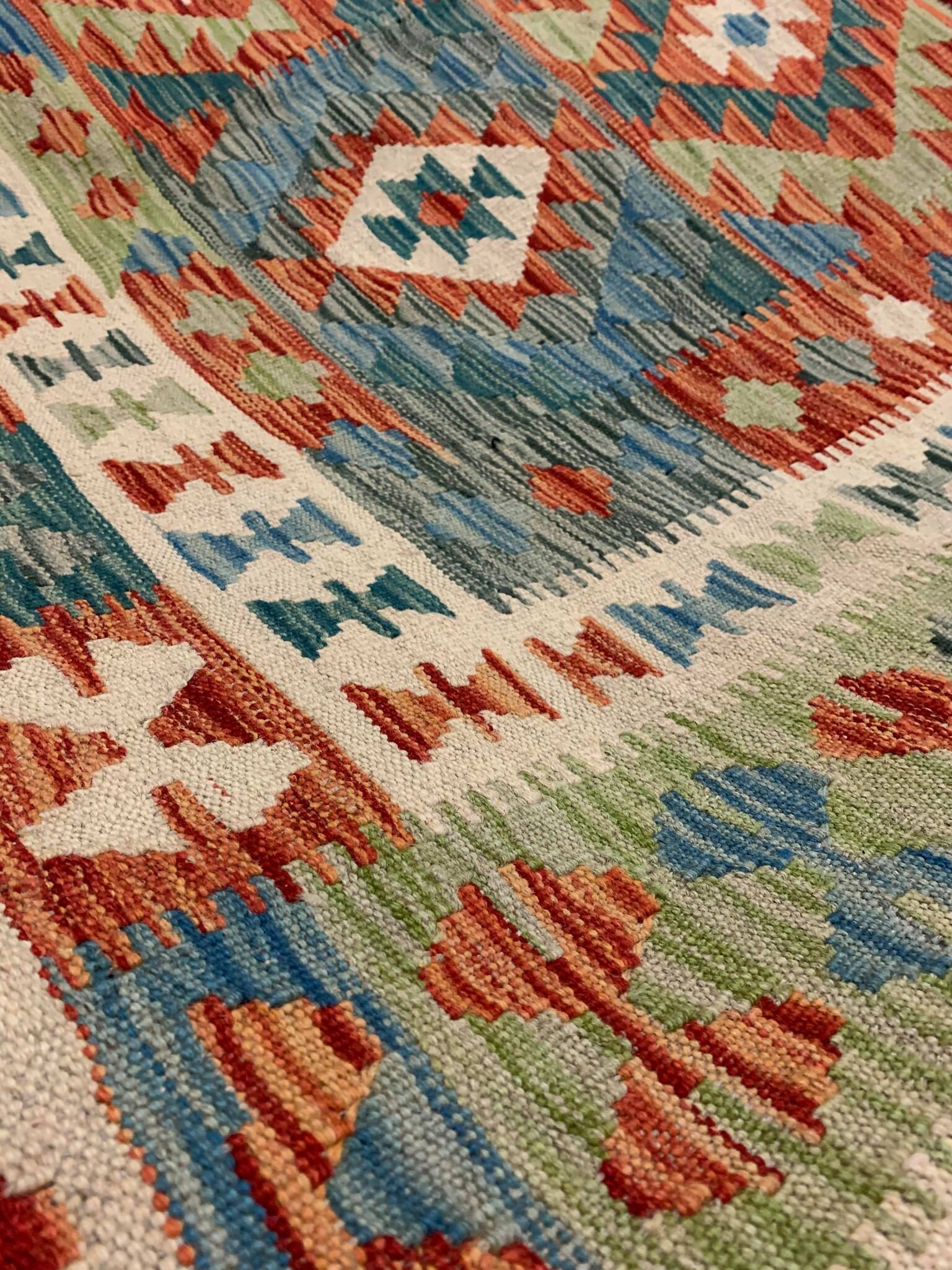 Handmade Kilim Rug 190x152 CM 100 Wool Reversible Kilim rug Etsy