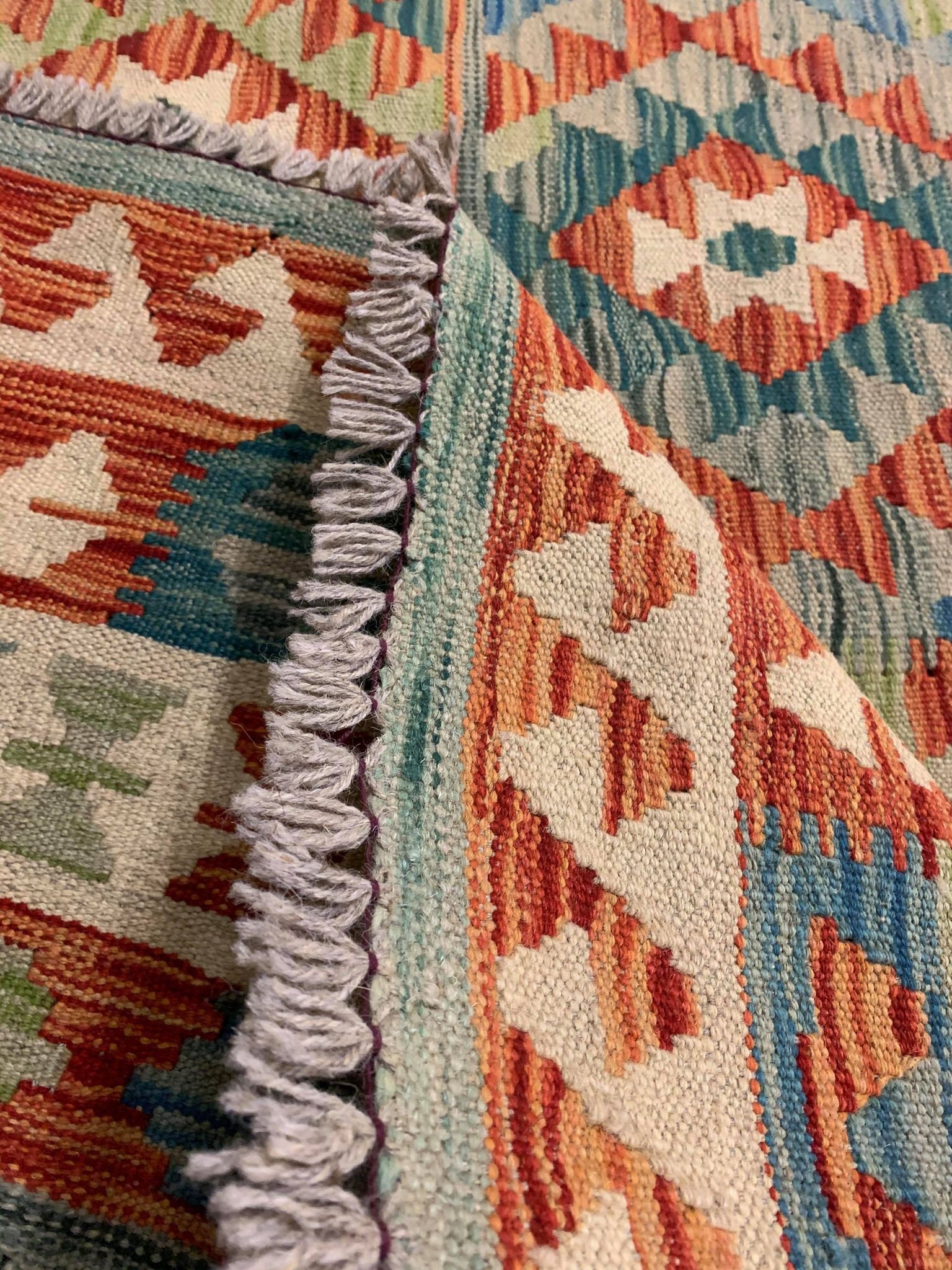 Handmade Kilim Rug 190x152 CM 100 Wool Reversible Kilim rug Etsy