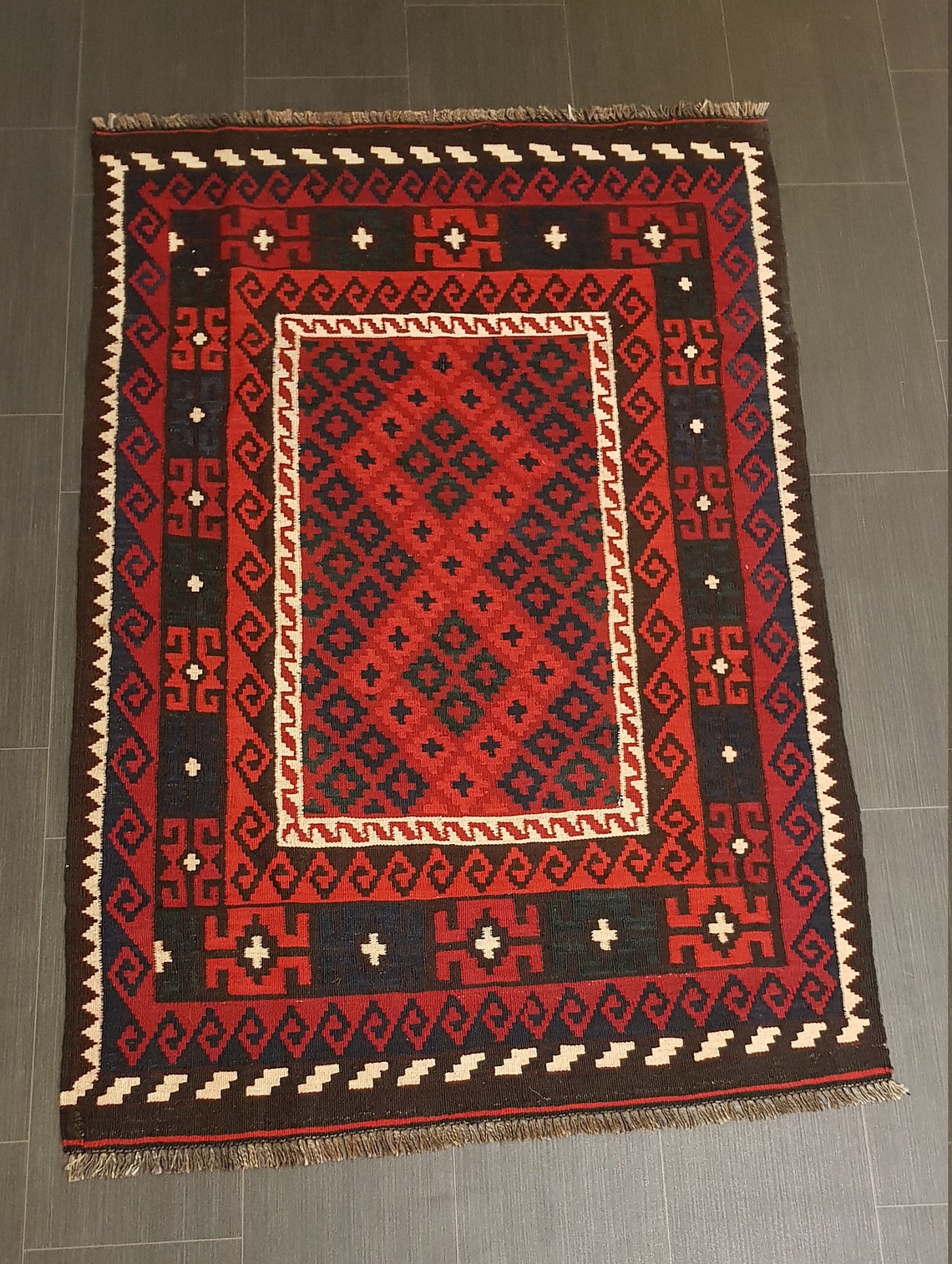 Handmade Vintage Kilim Rug 150x100 CM Afghan Kilim rug 100 Etsy