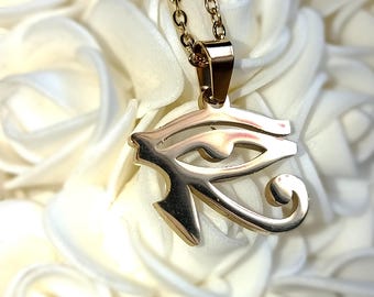 Eye of Horus Necklace - Gold