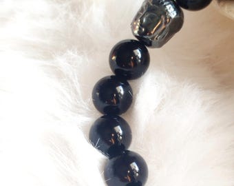 Onyx and Hematite Bracelet – Energy Stone