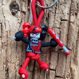 Harley Quin Keychain Etsy