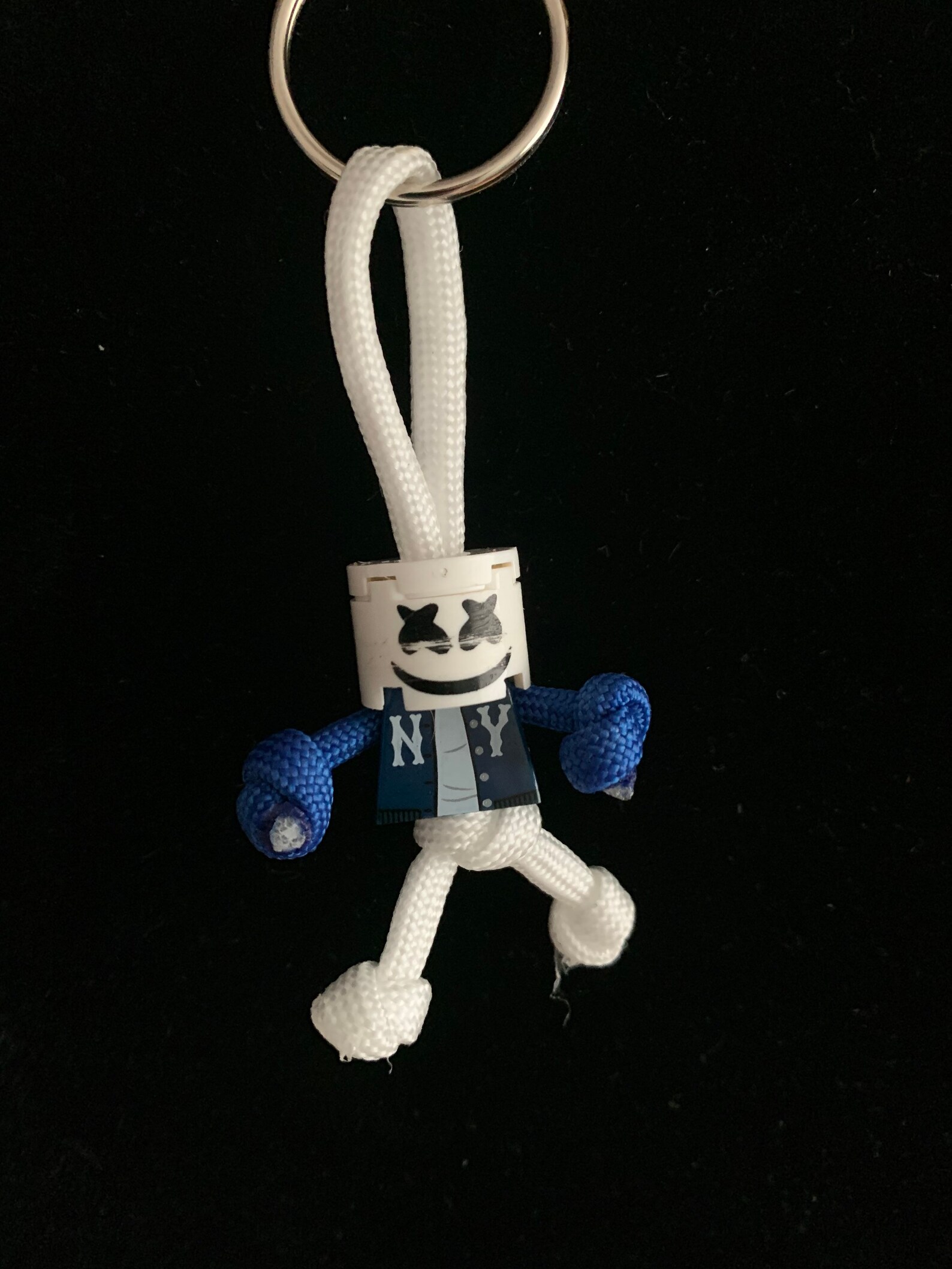 Marshmello Paracord Keyring handmade to order Etsy