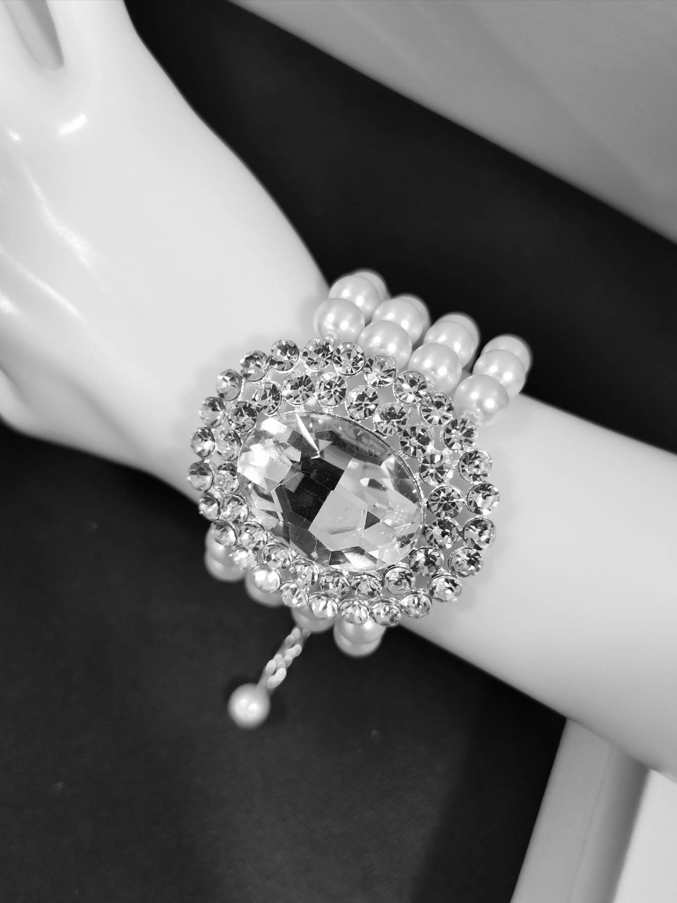 Princess Diana Wedding bracelet bridal bracelet Swarovski Etsy