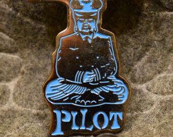 Conscious Pilot Band Metal Enamel Pin