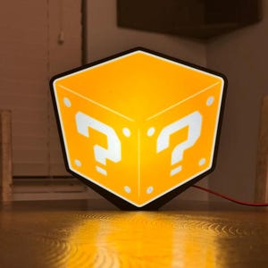 Mystery Block LED Lightbox (Hangable)