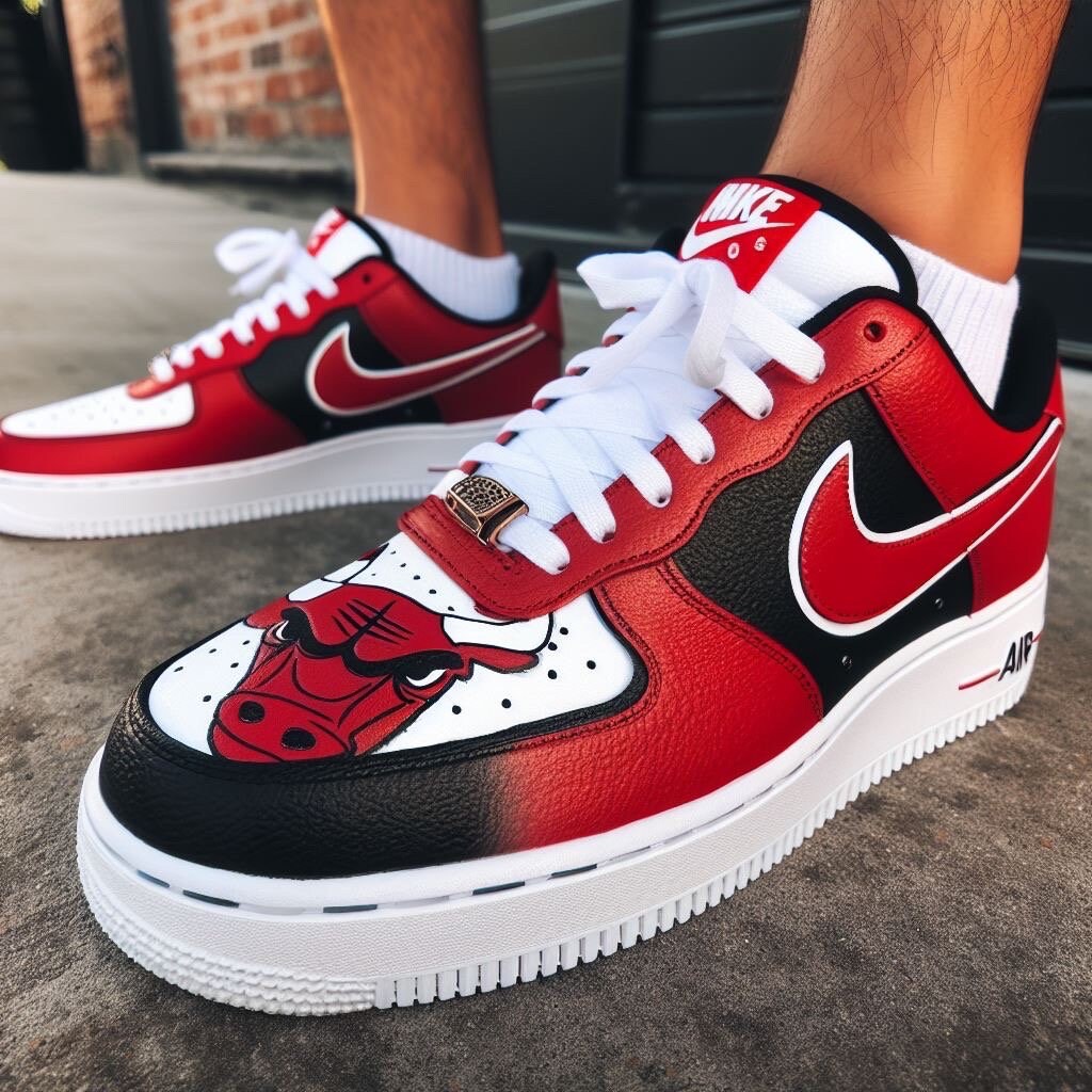 af1 custom fire