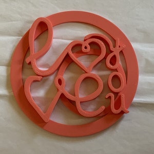 Love You Valentine/ Wedding/ Romance Cookie/Fondant Stamp Embosser