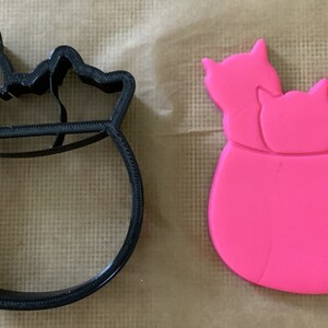 Spooky Fall/Halloween Cats in a Pumpkin Cookie Cutter