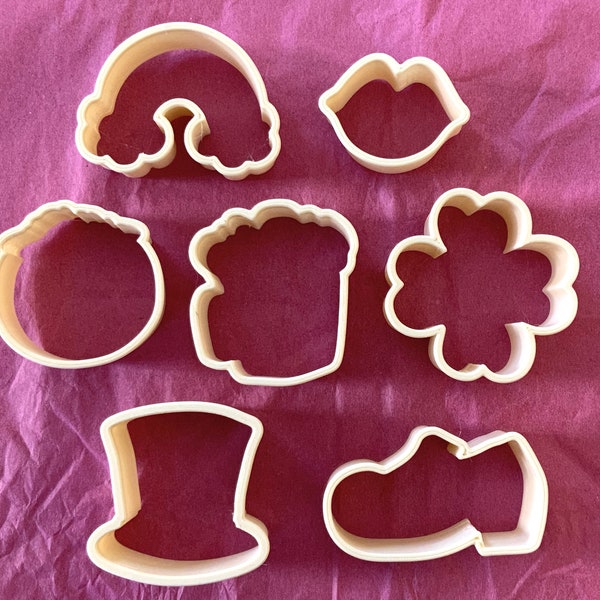 Set of 7 Mini St. Patrick's Day Cookie Cutters