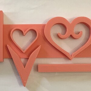 Love Valentines/ Wedding Dough/Fondant Stamp/Embosser