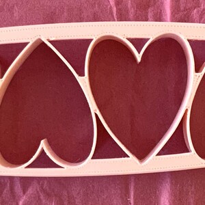 6 - 1.5 inch Heart Multi Cookie Cutter