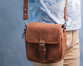 Leather dslr camera bag,Camera satchel,Camera bag men,Camera bag for nikon,Shoulder camera bag,Canon camera bag