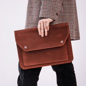 Engraved leather MacBook case, 16 inch MacBook Pro sleeve, Leather MacBook Air 15 inch case, MacBook Pro 14 sleeve leather, MacBook cover