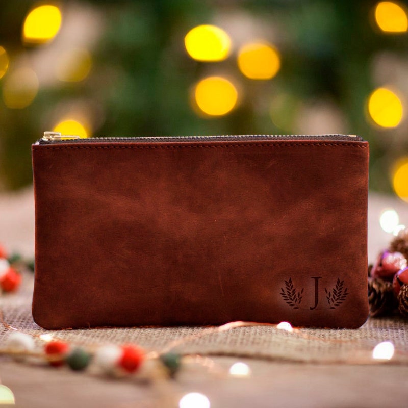 Small Brown Make up Bag Etsy Small Brown Make up Bag Etsy