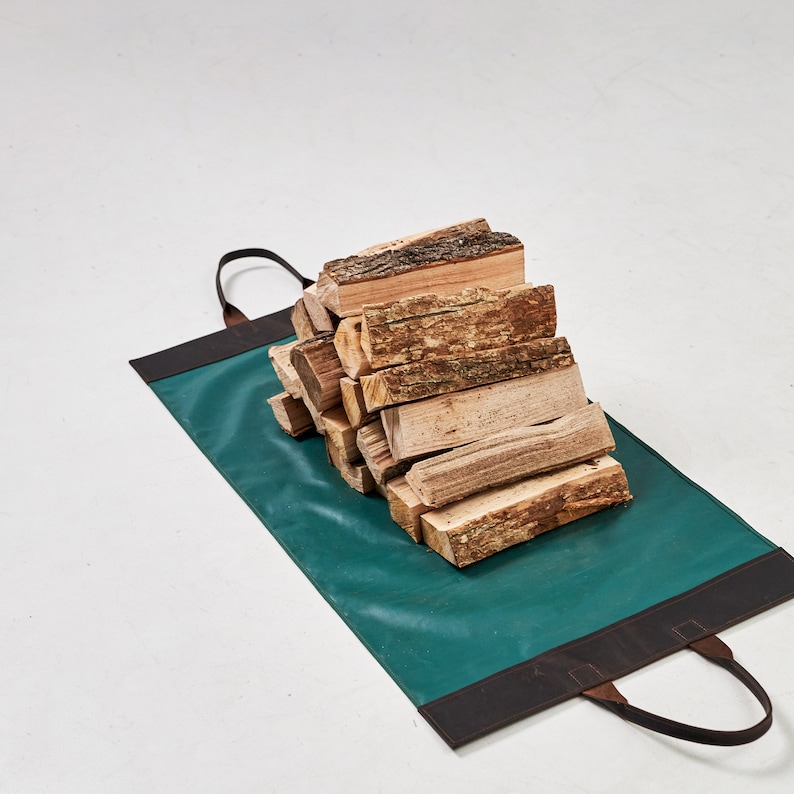 MyLeatherCo Firewood Carrier