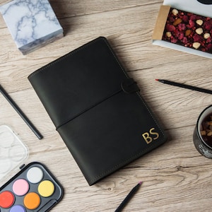 Cubierta Hobonichi a5, cubierta de primo Hobonichi, cuero de cubierta de semanas Hobonichi, cuero de cubierta Hobonichi a6, cuaderno de diario recargable imagen 2