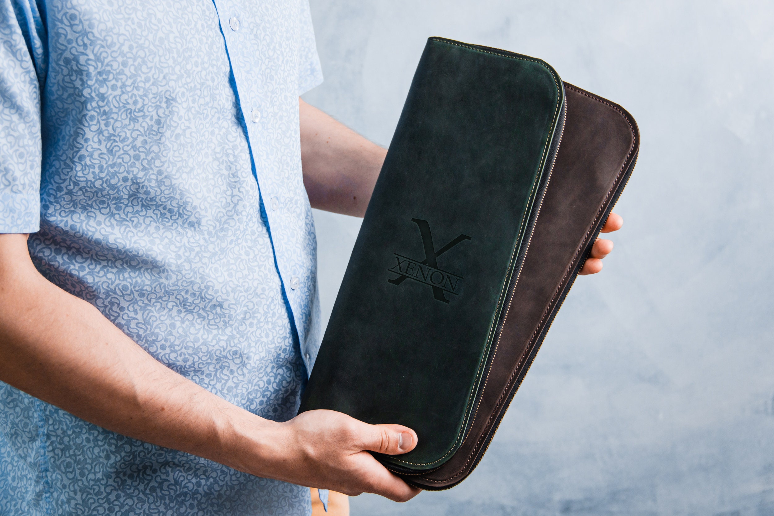 Personalized tie case,Mens tie case,Travel tie case,Personalized tie organizer,Leather tie organizer