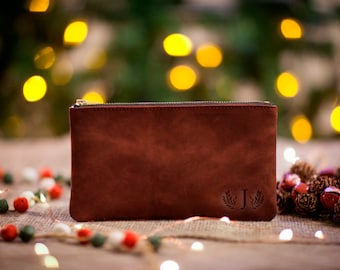 real leather pouches