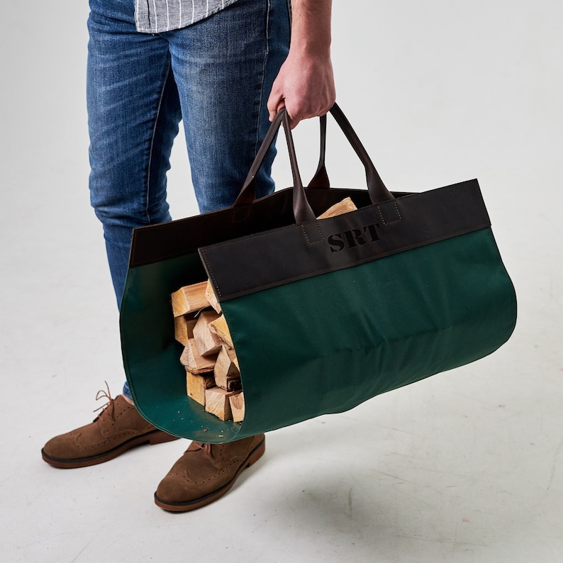 MyLeatherCo Firewood Carrier - Thumbnail 5