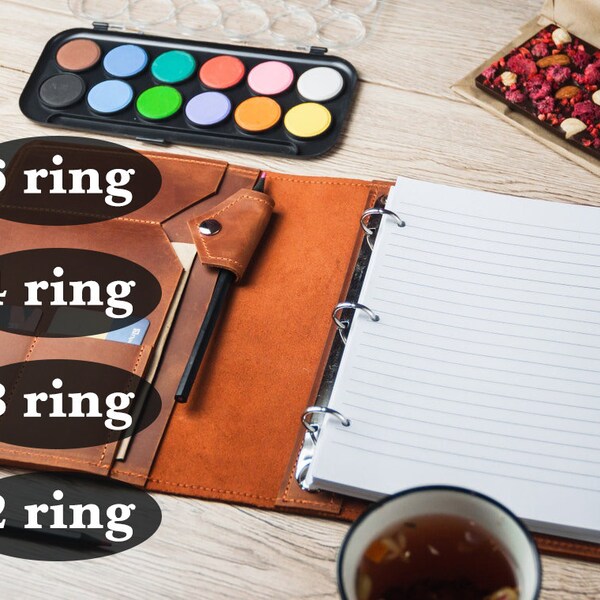 Leather Planner - Etsy