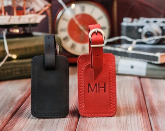 Luggage tags personalized,Luggage tags custom,Leather luggage tags,Luggage accessory,Monogram luggage tag,Leather travel tag