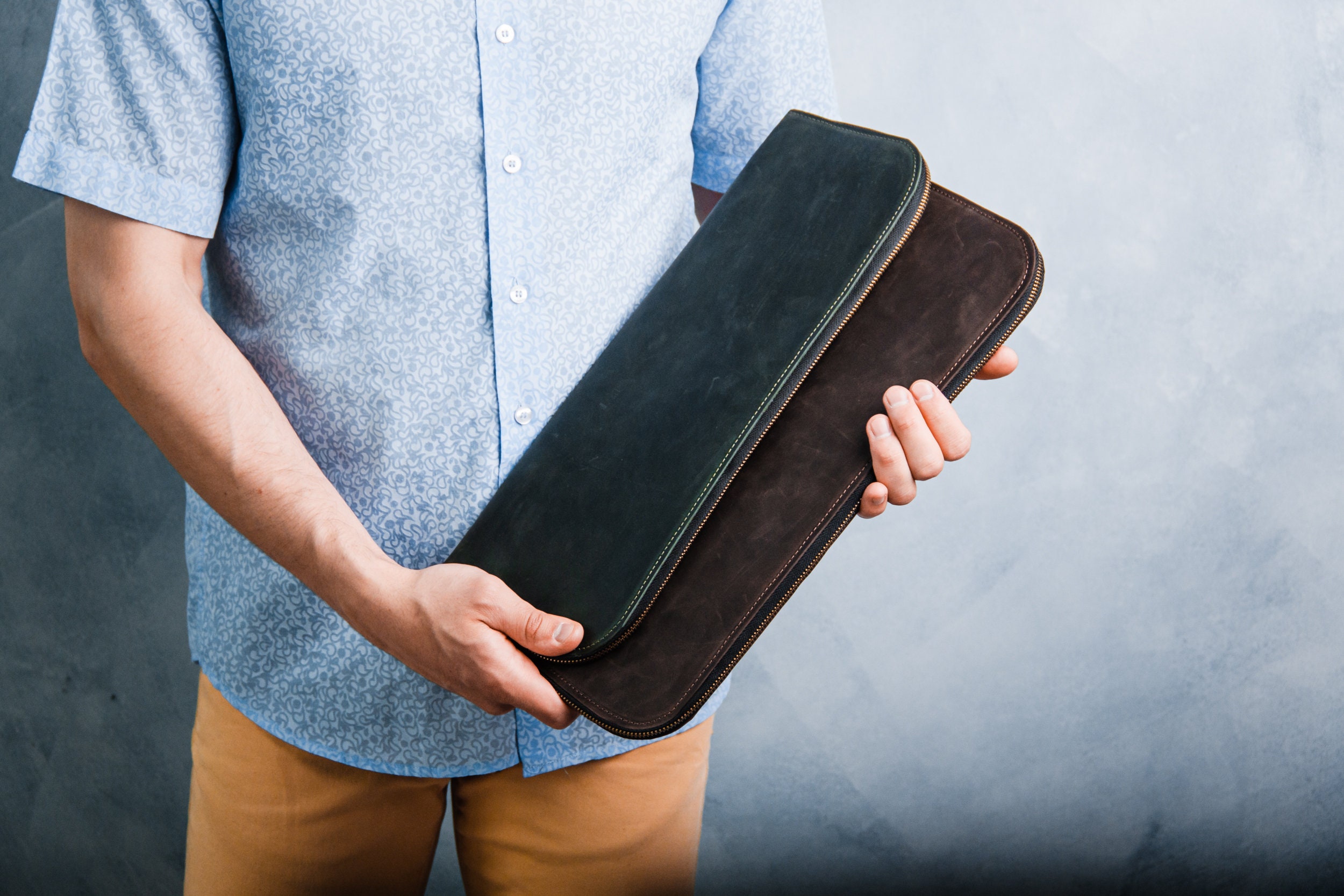 Personalized tie case,Mens tie case,Travel tie case,Personalized tie organizer,Leather tie organizer