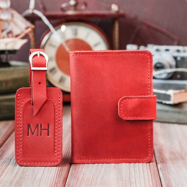 Couples Passport Holder Etsy