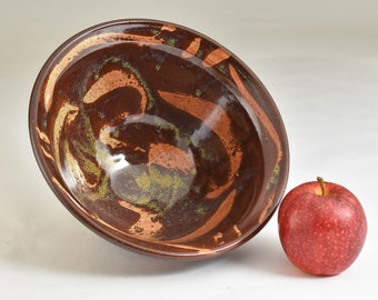 Handmade Pottery Serving Bowl | Fruit Bowl | Wheel Thrown