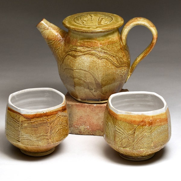 Pottery Tea Set Etsy