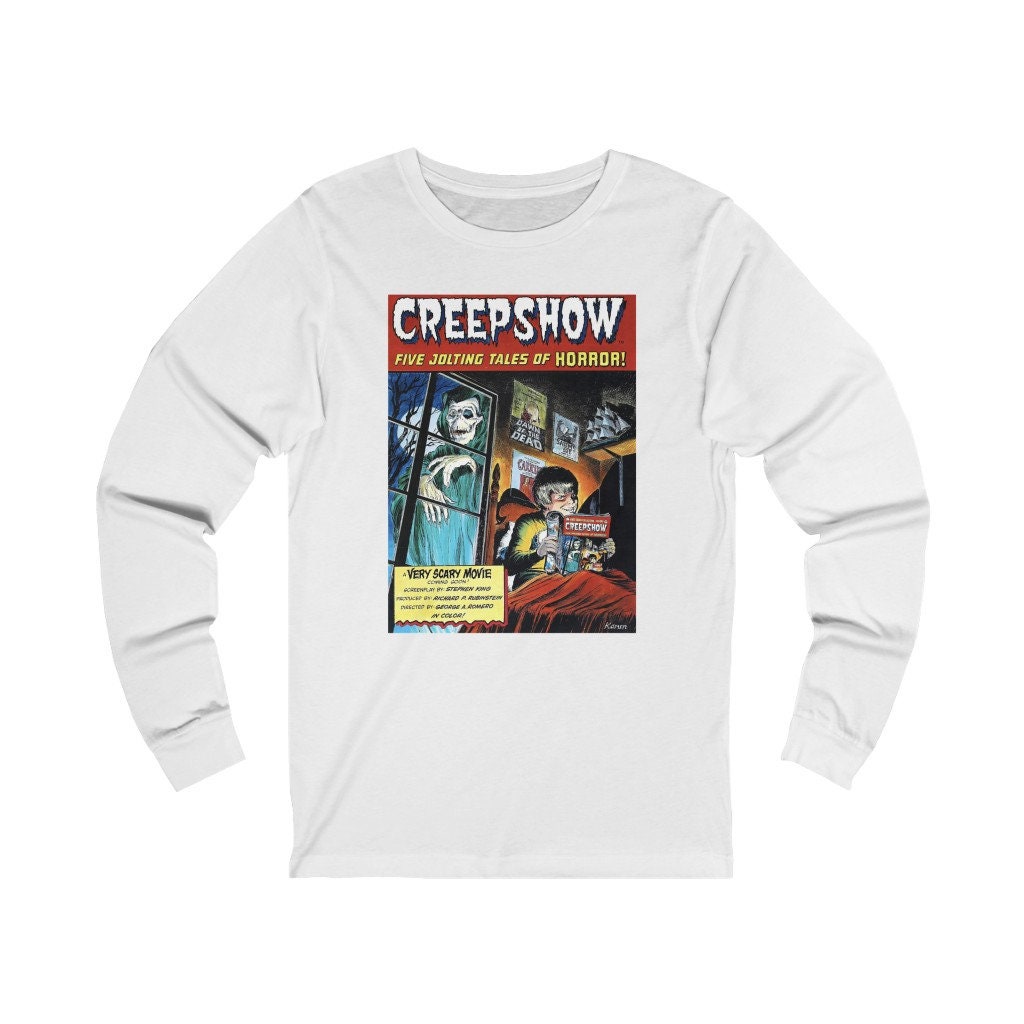 Image of Creepshow T-Shirt - Cult Film Long Sleeved Tee, Unisex Top