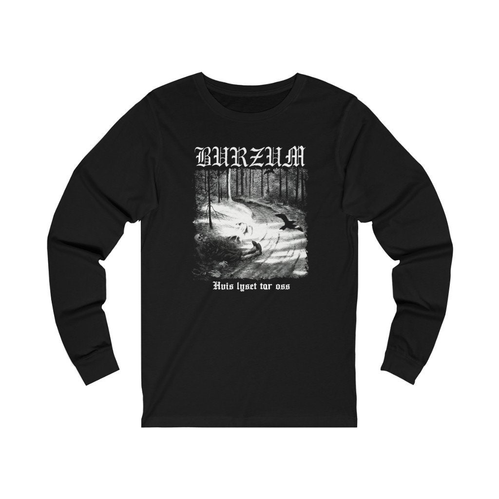 Image of Burzum - Huis Lyset Tar Oss T-Shirt, Unisex Long Sleeve Tee