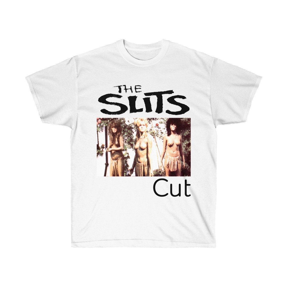 cut slits in side of shirt