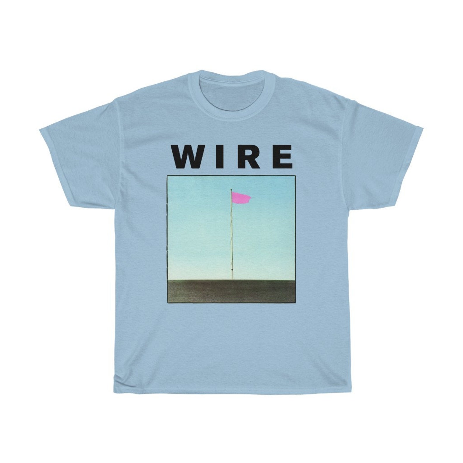 Wire Pink Flag Unisex T Shirt Etsy
