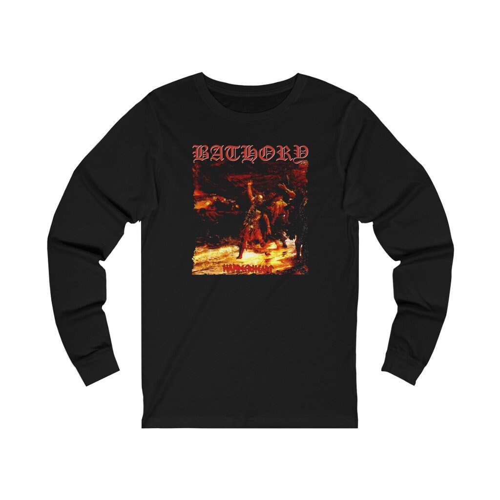 Image of Bathory - Hellhammer Long Sleeve T-Shirt, Unisex Tee