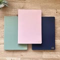 Personalised Notebook: Hand Stamped Initial Journal | A5 PU Leather Diary| Embossed Daily Planner product logo