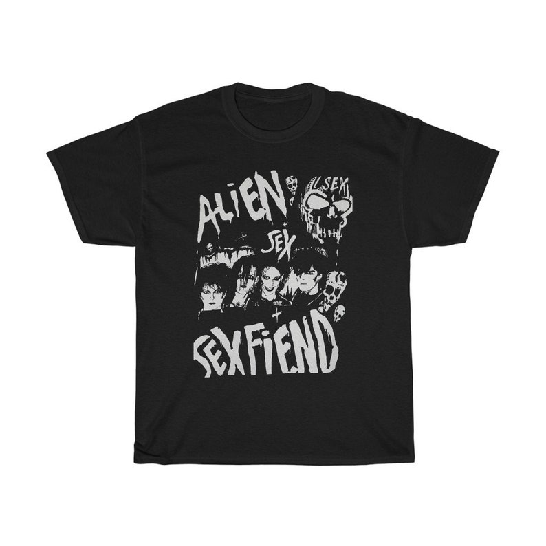 Alien Sex Fiend Logo Unisex T Shirt Etsy