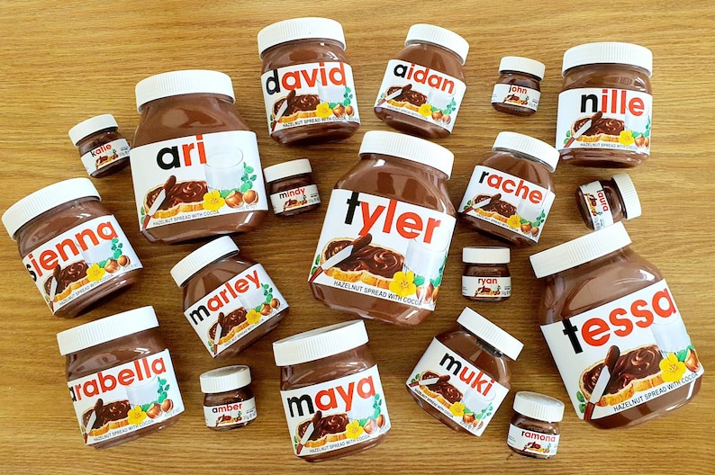 Personalised peanut butter jars 200g / 375g peanut butter jar Etsy