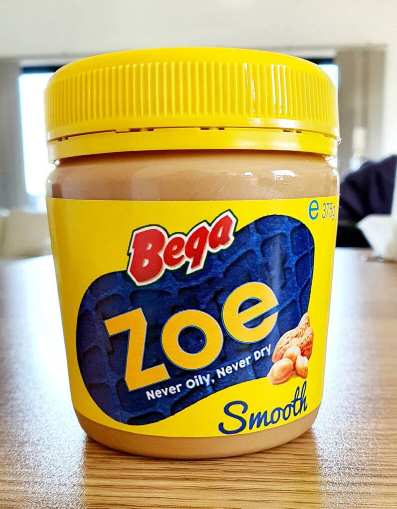 Personalised Peanut Butter Jars 200g / 375g peanut Butter Jar Etsy