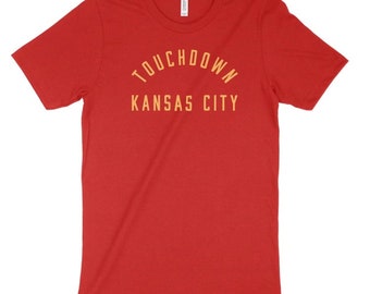 TOUCHDOWN KANSAS CITY Tee | Yellow and Gold