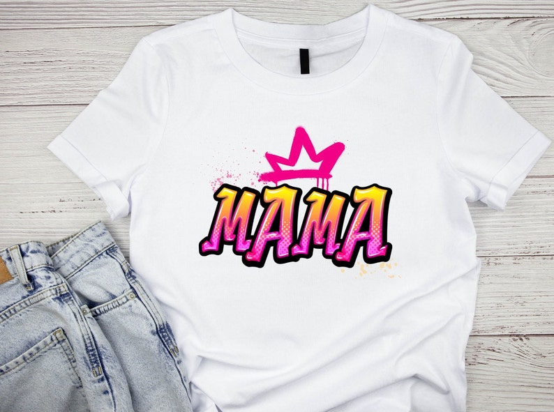 Mama, Graffiti, 90's Style, Mother, PNG, JPEG Etsy