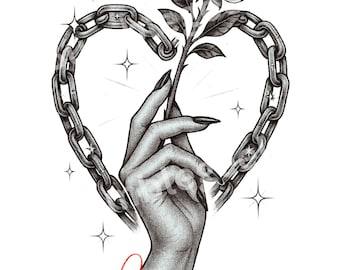 Chain Rose, Love, Romantic, PNG, JPEG