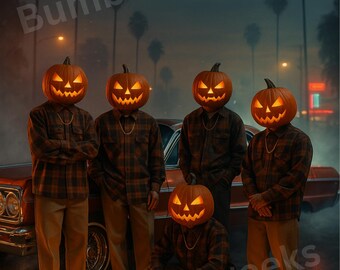 Pumpkin Head, Halloween, PNG, JPEG