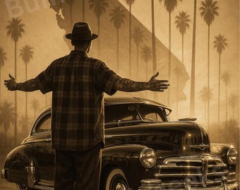 Cali Love Chevy Bomb, PNG, JPEG, Lowrider