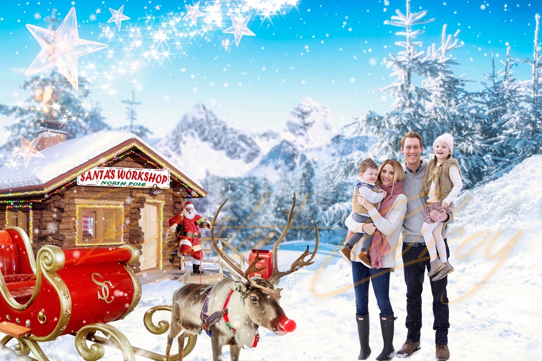 Carte De Noël Humoristique - Père Noël Et Rudolph Sur Le Canapé - 160x160 Mm - Enveloppe Incluse
