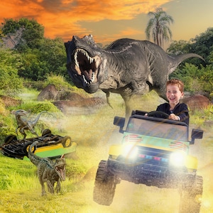 T-Rex Dinosaur Digital Background, Jurassic Digital Background, Dinosaur Digital Background, Dinosaur Background for Photographers