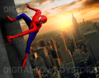Superhero Digital Background, Superhero Background, New York City Rooftop, Superhero Backdrop, Composite Photography Background