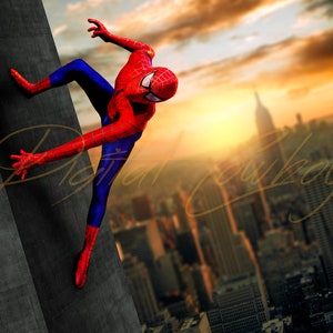 Spider-Man New York Digital Backdrop